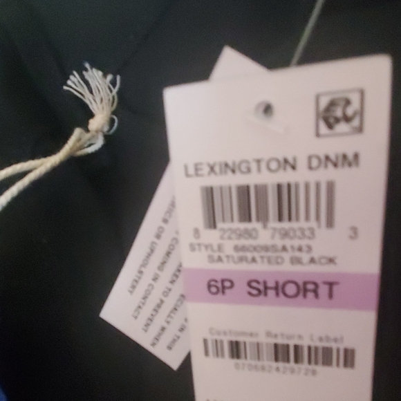 NEW CHARTER CLUB SIZE 6 PETITE SHORT BLACK JEANS - Picture 8 of 8